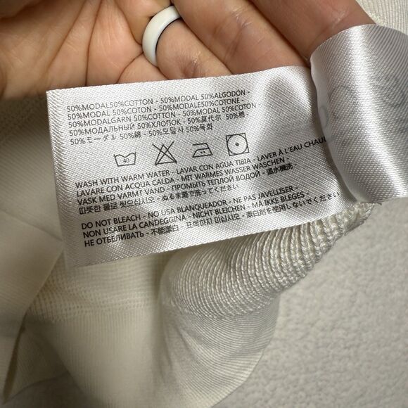 Collars And Co Mens Golf Sweater Polo Shirt White Size XXL Modal Cotton Preppy - Picture 3 of 8